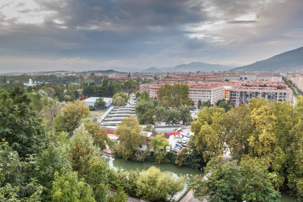 istock Aerial view of Pamplona, Spain 1310193829