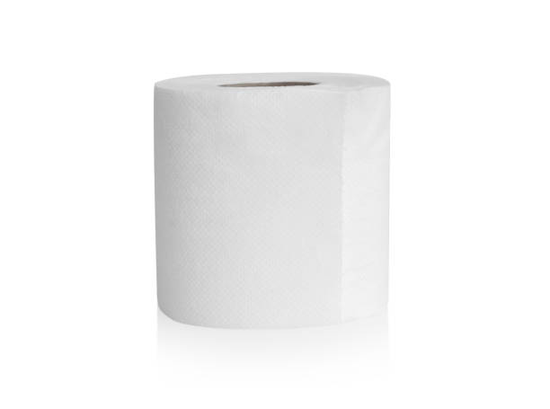 istock Tissue paper roll isolated on white background, health care concept 1310205144