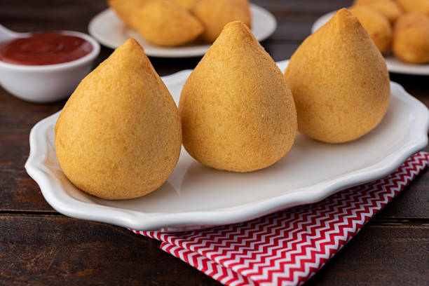 istock Fried party snacks - Chicken coxinha 1310210603