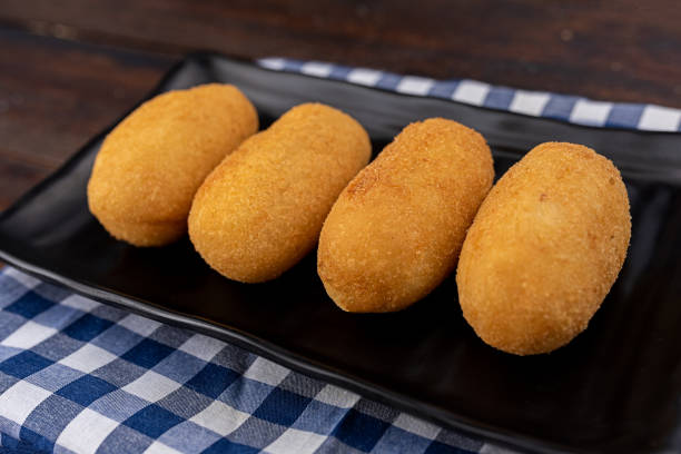 istock Fried party snacks - Cheese and ham croquette 1310211382