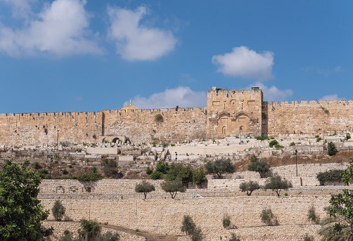 A weathered historical wall on the Acropolis