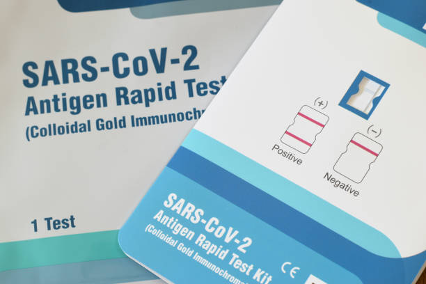 istock Covid rapid test kit to determinate coronavirus 1310213179