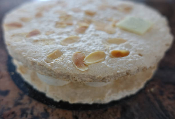 istock Walnut and almond tart  Gourmet pastry 1310218911