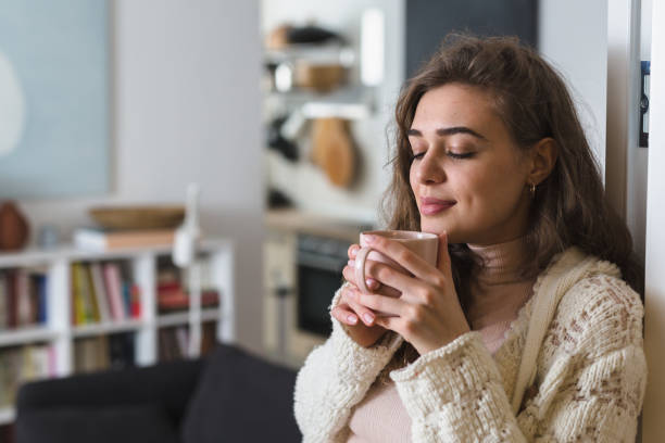 istock woman enjoying weekend at home 1310219870
