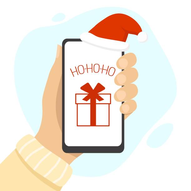 istock Human hand holding a mobile phone with 
