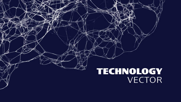Neural network technology. Neural network AI concept. Neuron medical data. Biology science backgorund. Neural network technology. Neural network AI concept. Neuron medical data. Biology science backgorund neuron axon stock illustrations