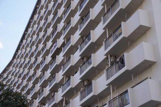 istock Japanese Apartment Danchi mansion residence 1310233229