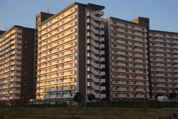 istock Japanese Apartment Danchi mansion residence 1310233941