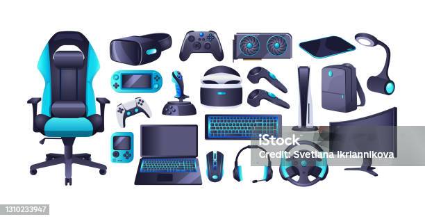 https://media.istockphoto.com/id/1310233947/vector/gaming-accessories-and-professional-it-equipment-set-headset-with-mic-gaming-chair-monitor.jpg?s=612x612&w=is&k=20&c=3NOO5mYrT5VhiHqevbSjkGTu8p74JgdordH0-HpW3Pw=