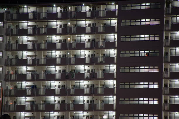istock Japanese Apartment Danchi mansion residence 1310234005