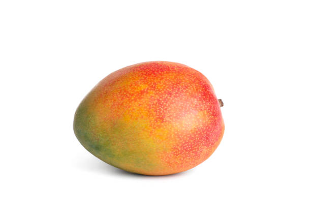 istock Delicious ripe juicy mango isolated on white 1310235656