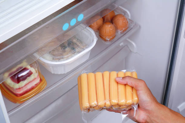 istock A man is putting the food in the refrigerator. 1310236597