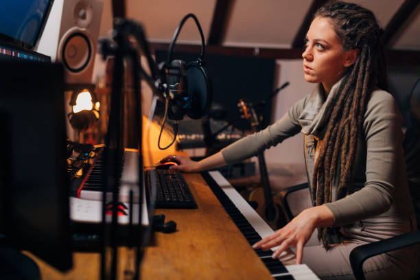 istock Post production part is her favorite part, because she can be so creative 1310244141