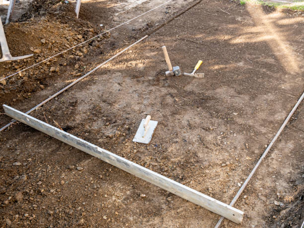 istock Ground is being prepared for a terrace 1310254048
