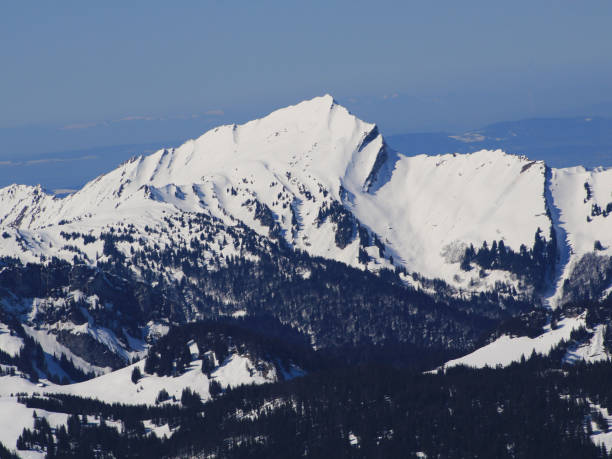 istock Beautiful shaped mountain Grosser Speer in Winter. 1310256888