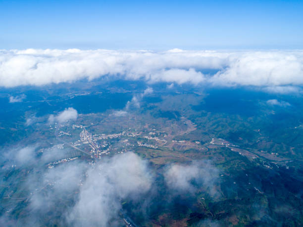 Sea Of Clouds above the stratosphere