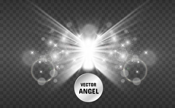 stockillustraties, clipart, cartoons en iconen met vector illustratie - engelenpak