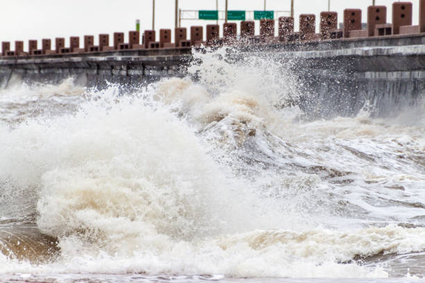 istock Rough seas in Montevideo, Uruguay 1310275984