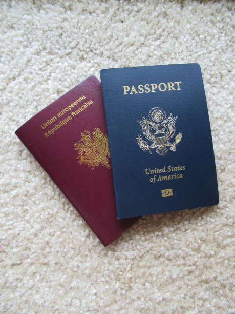 istock French American Passports 1310276919