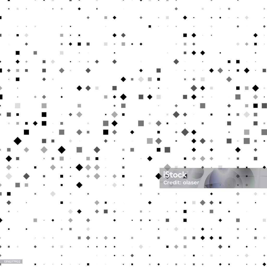 Squares Diamonds In Matrix Pattern Stock Illustration - Download Image ...