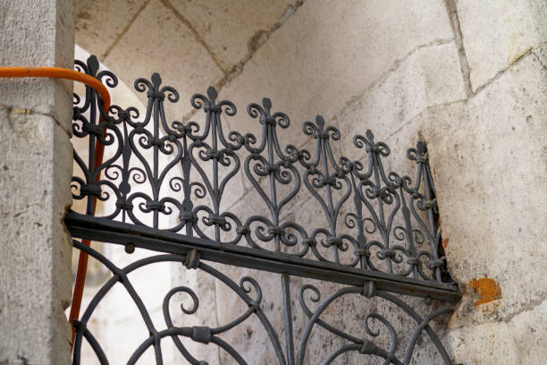 istock Elaborately artfull crafted wrought iron work on buildings in Germany, Bavaria 1310278106