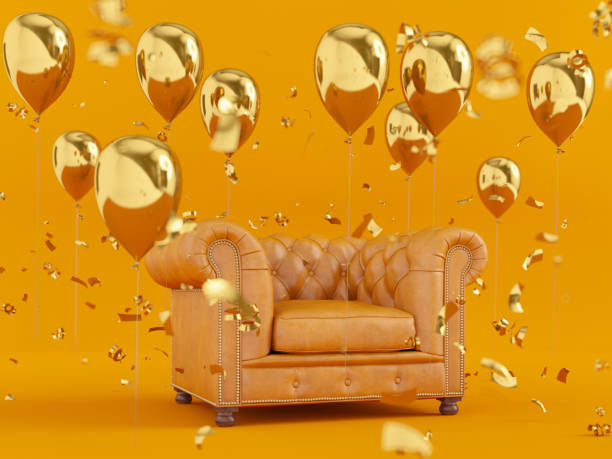 istock Armchair with Balloons 1310286092