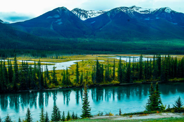 istock The Bow river under fall colours. Banff National Park, Alberta, Canada 1310287044
