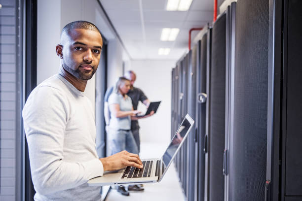 istock A team of server room technicians working at business reopening 1310294504