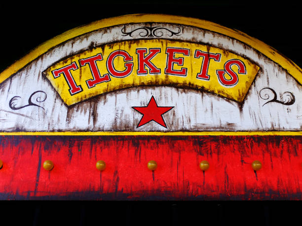 istock Old ticket booth at a carnival or circus selling ticket for rides and fun 1310294737