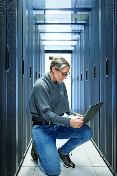 istock A female server room technician at business reopening 1310294919