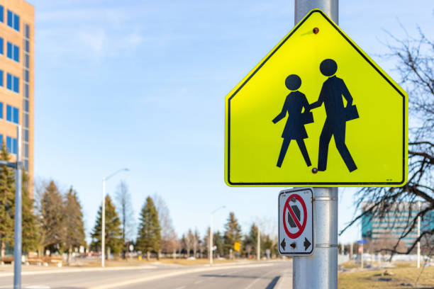 istock School Ahead sign on the road 1310304530