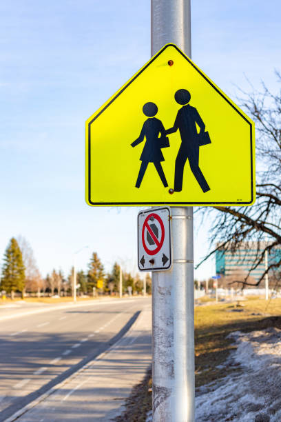 istock School Ahead sign on the road 1310304532