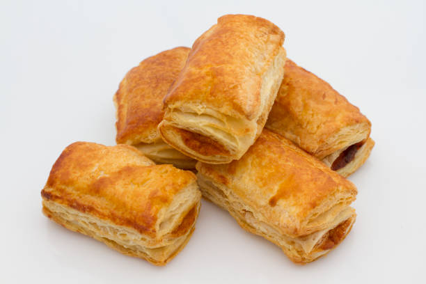istock Butter puff pastry mini appetizers stuffed 1310306423