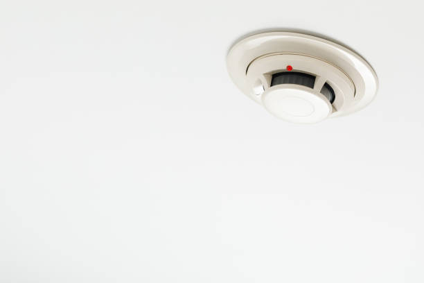 istock smoke detector of fire alarm, white background 1310313339