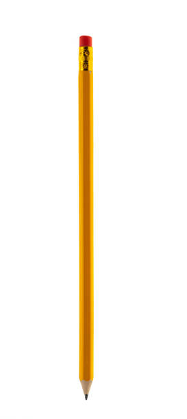 istock Pencil with an eraser - white background 1310319417