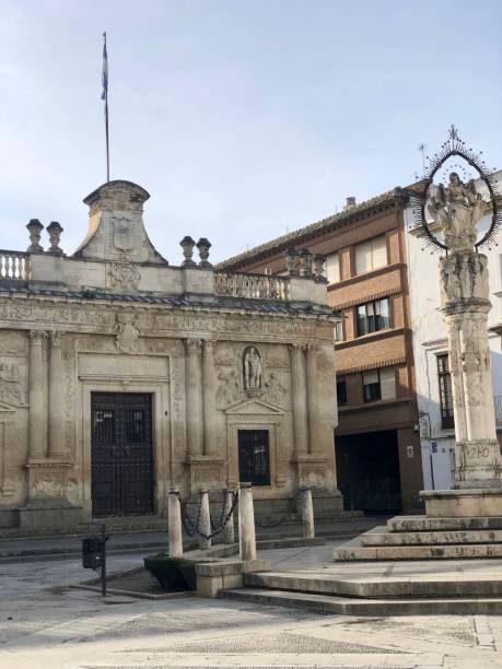 Old city hall of Jerez de la Frontera Jerez de la Frontera, Spain - December 26, 2019: Old city hall of Jerez ancient creativity andalusia architecture stock pictures, royalty-free photos & images