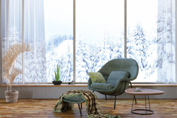 Winter Concept with Armchair
