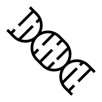 istock DNA Line Icon, Outline Symbol Vector Illustration 1310329409