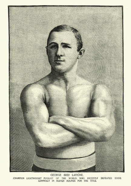 Vintage illustration of George Henry 