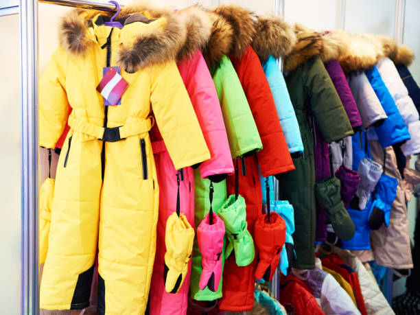 istock Winter kids ski suits in the store 1310337702