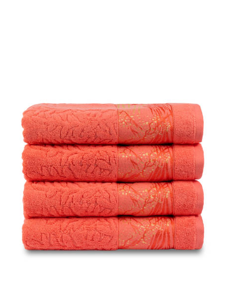 istock terry bath towels, rolled up and spread out, isolate on a white background 1310341451