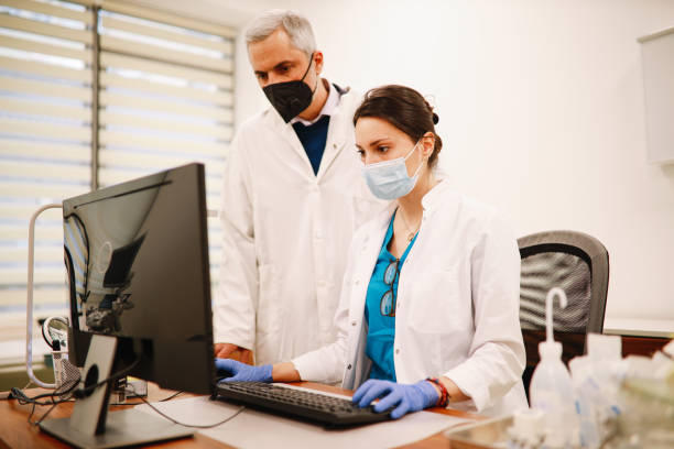istock Doctors working on data in the hospital office 1310344189