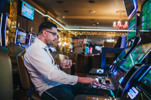 istock A man plays slot machines 1310349764