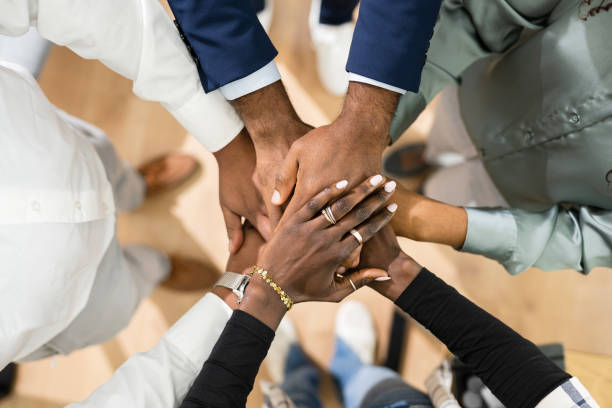 istock African Business Team Hands 1310358487