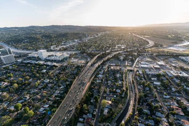 istock Los Angeles Ventura 101 Freeway Aerial 1310364835