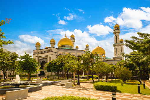 Jame Asr Hassanil Bolkiah Mosque in Bandar Seri Begawan, brunei