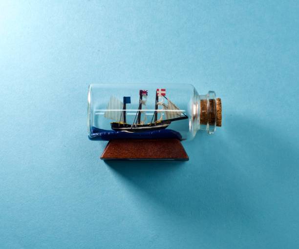 istock Simply a ship in a bottle 1310379146