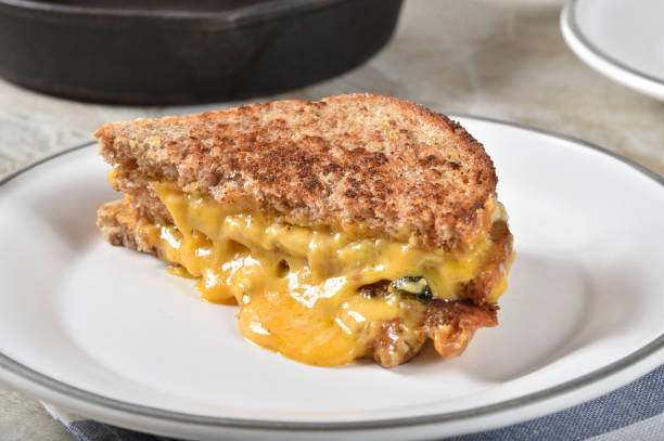 istock Fresh hot grilled cheese sandwich on multi grain bread 1310380966