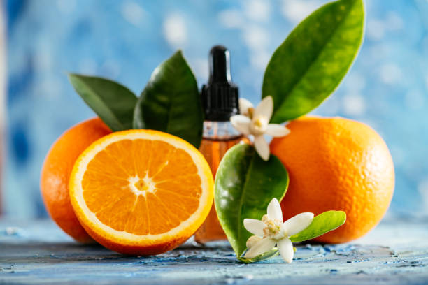 istock Essential Oil With Orange Flowers 1310383684