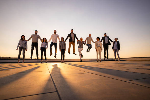 istock You can always lean on your business colleague! 1310384815